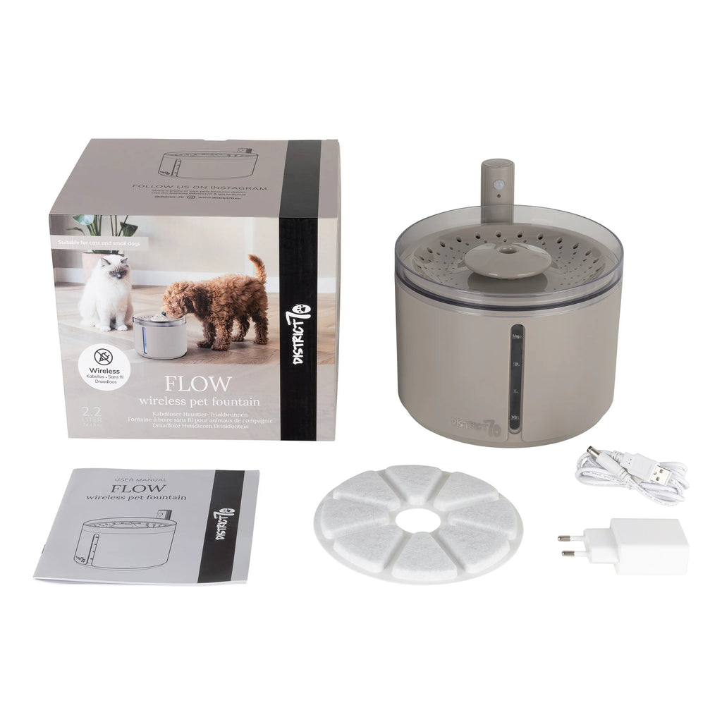 FLOW 2.2 L Draadloze drinkfontein