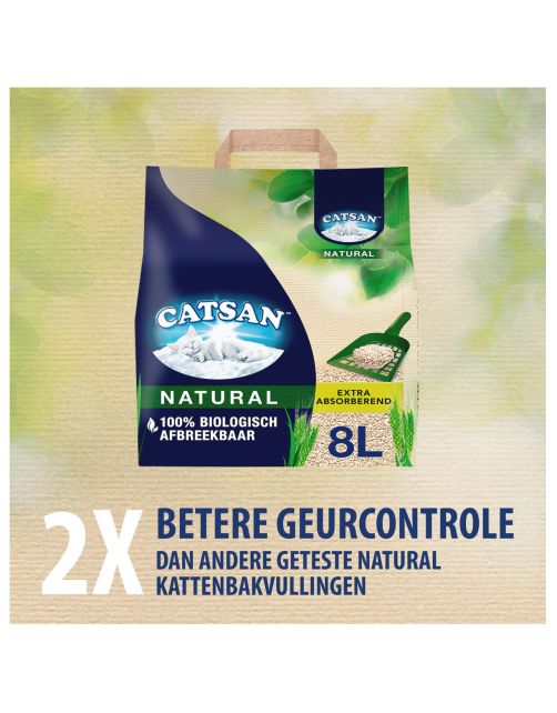 Catsan Natural - Kattenbakvulling - 8 l
