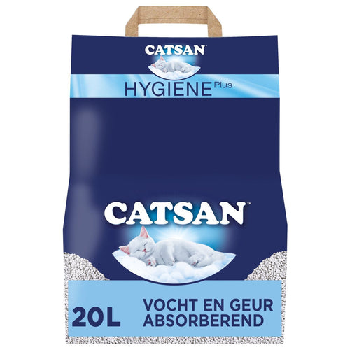 Catsan Hygiene Plus kattenbakvulling 20 liter verpakking