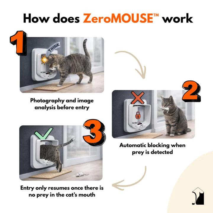 ZeroMOUSE 2.0 Slimme uitbreidingskit voor je kattenluik